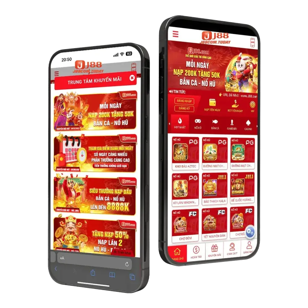Điện thoại di động hiển thị ứng dụng cá cược thể thao jun88 game, minh họa sự tiện lợi khi chơi trên di động